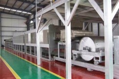 產(chǎn)品用途：鋼帶爐焙燒工業(yè)粉體，規(guī)格：28-1.5米電加熱